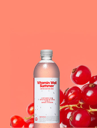 Vitamin Well Summer Med smak av r&ouml;da b&auml;r